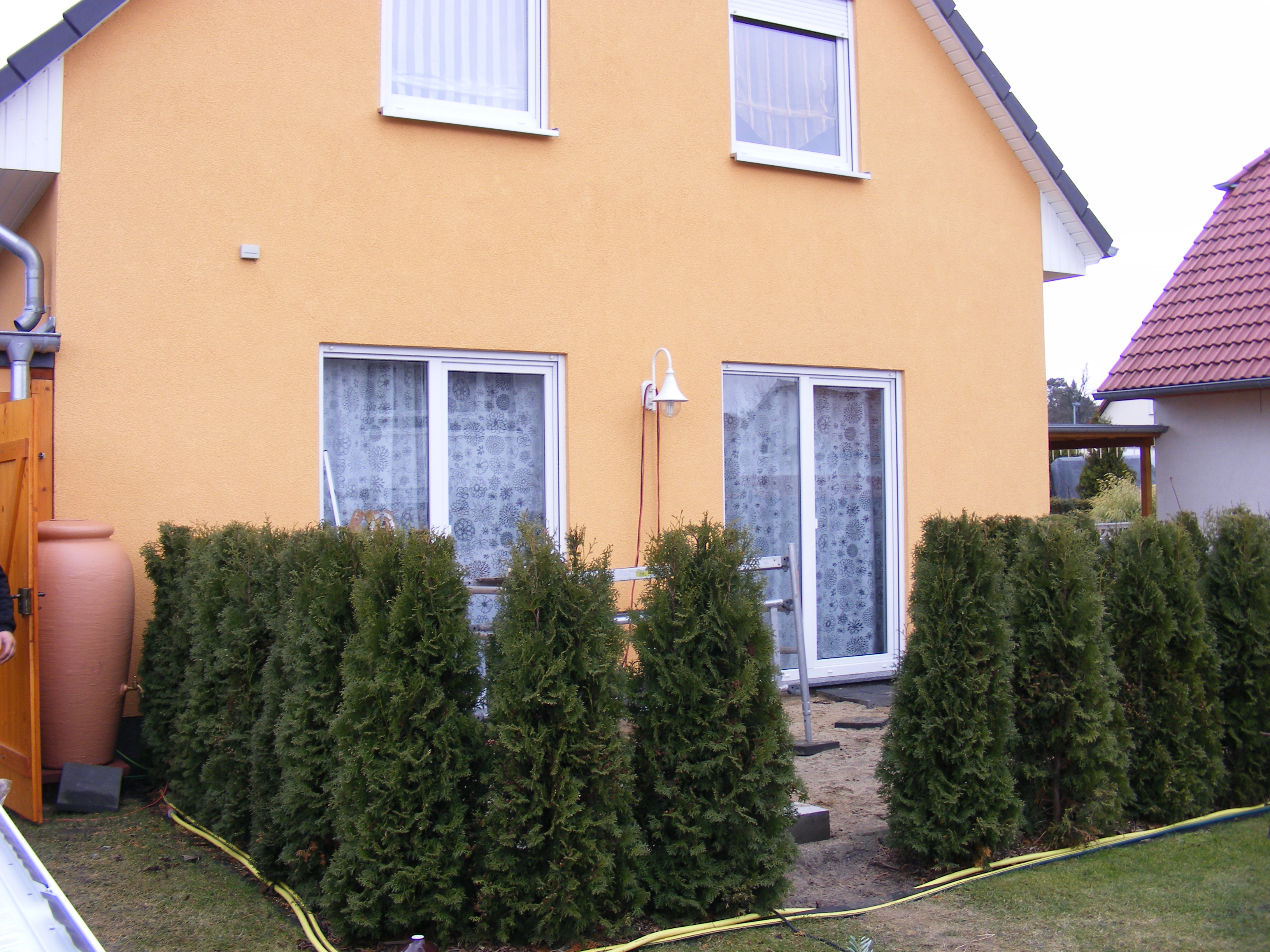 Garten vor der Umgestaltung